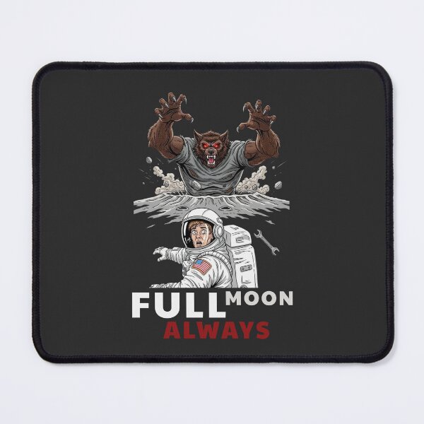 Item preview, Astronaut Werewolf Full Moon Always Space Horror Comic designed and sold by KiwiRider.