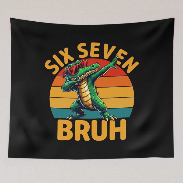 Item preview, Six Seven 6 7 Bruh Meme Alligator Dab 67 Cool Sunglasses designed and sold by LashondaGreen89.