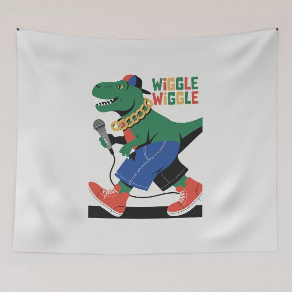 Item preview,  “Wigle Wiggle” Hip-Hop T-Rex | Funny Rap Dinosaur Urban Style designed and sold by paulo silveira.