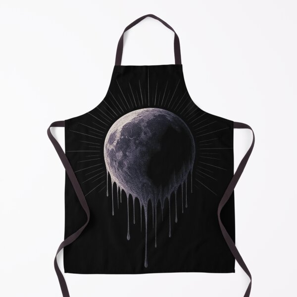 Item preview, Dripping Moon Eclipse – Gothic Lunar Celestial Art designed and sold by Mouraludia.