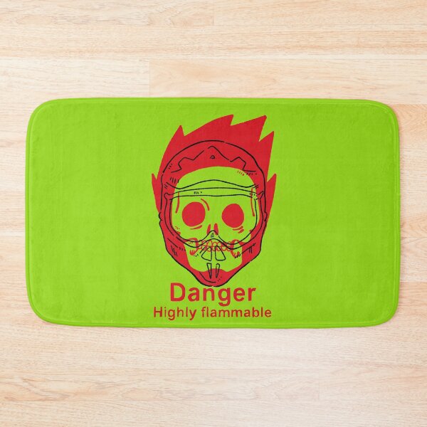 Item preview, Highly Flammable Hellion Retro Warning Sign designed and sold by RNASstuff.