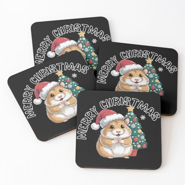 Item preview, Cute Santa Hamster With Christmas Hat designed and sold by kestey.