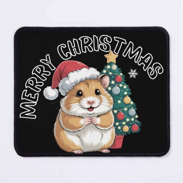 Item preview, Cute Santa Hamster With Christmas Hat designed and sold by kestey.