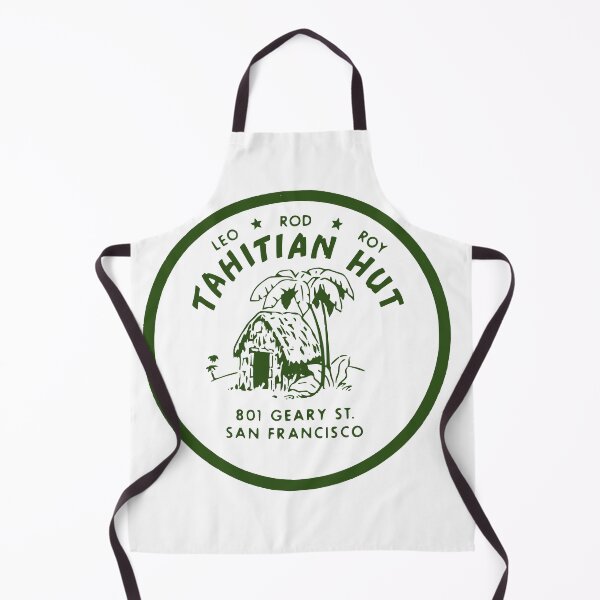 Item preview, Tahitian Hut – Vintage Tropical Lounge Logo (San Francisco) designed and sold by Yeaha.