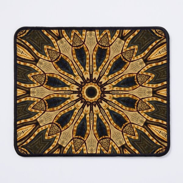 Item preview, Sepia Burnt Flower - 70s Retro Geometric designed and sold by SCArtAndGames.