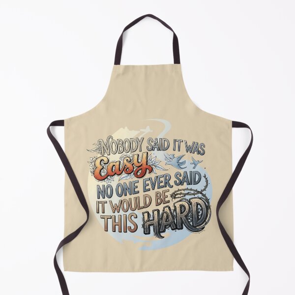 Item preview, Nobody Said It Was Easy | Inspirational Quote Design with Vintage Typography and Flowers designed and sold by sing-it-out.