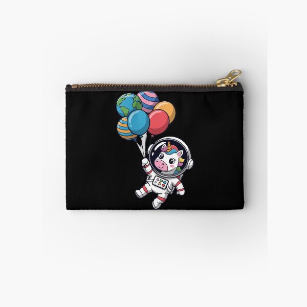 Item preview, Womens Astronaut Unicorn Holding Planet Balloon Outer Space designed and sold by ProudForFunny.