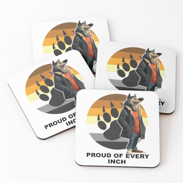 Item preview, Proud of Every Inch – Gay Bear Pride - Wolf Edition designed and sold by DeePat77.