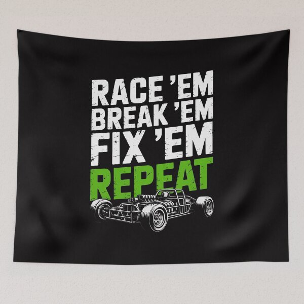 Item preview, Race Em Break Em Fix Em Repeat Remote Control Racing RC Car designed and sold by sonlylya.