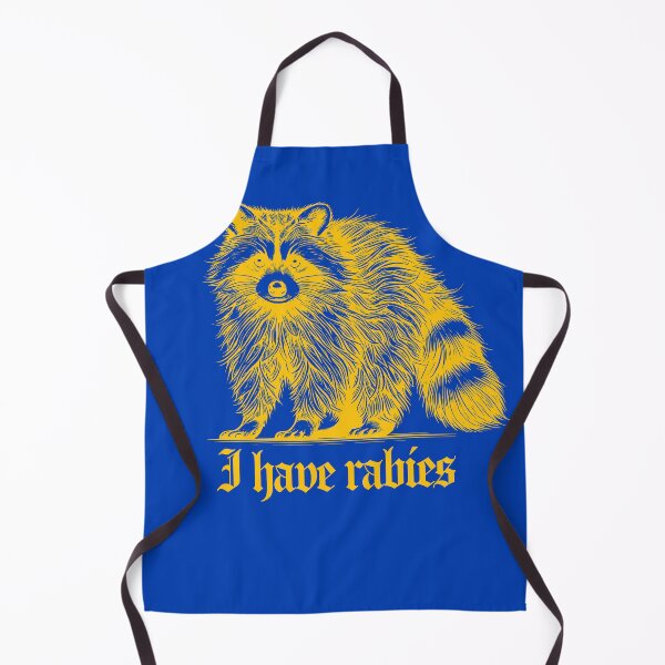 Item preview, I Have Rabies Raccoon – Cute Lithograph-Style designed and sold by CryptoAuntie.