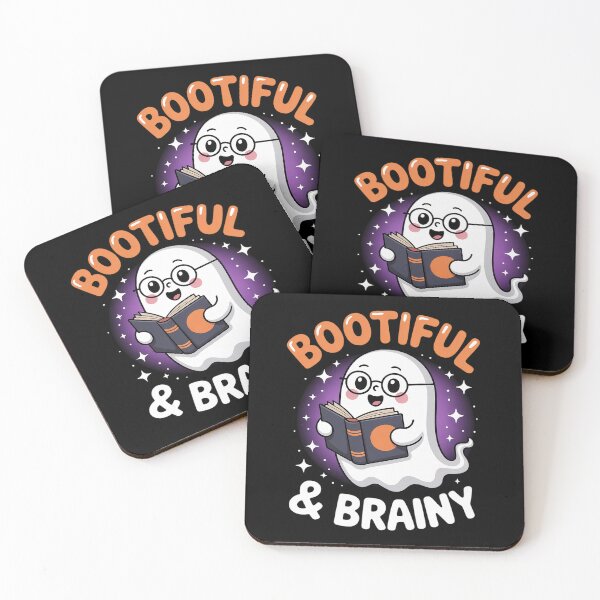 Item preview, Womens BOOtiful & Brainy Halloween Book Lover designed and sold by ProudForFunny.