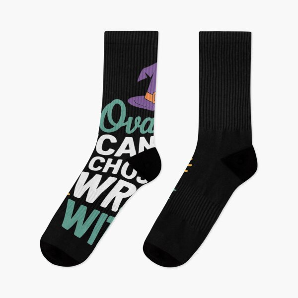 Item preview, Womens Cancer Chose The Wrong Witch Ovarian Cancer Halloween designed and sold by ProudForFunny.