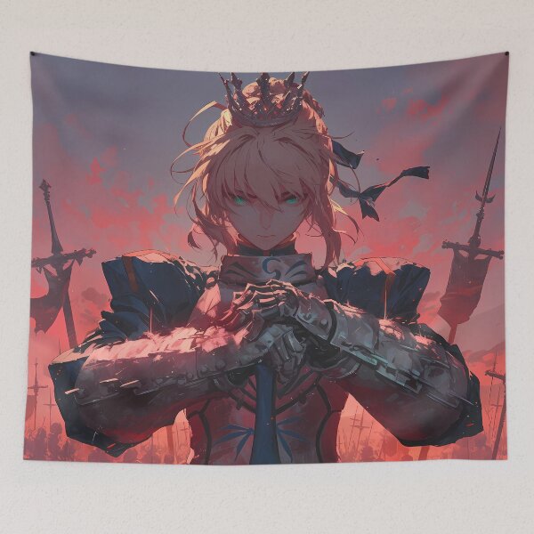 Item preview, Saber Alter Fate Stay Night Anime Girl Waifu Dark Knight Crimson Power designed and sold by CarlosBender.