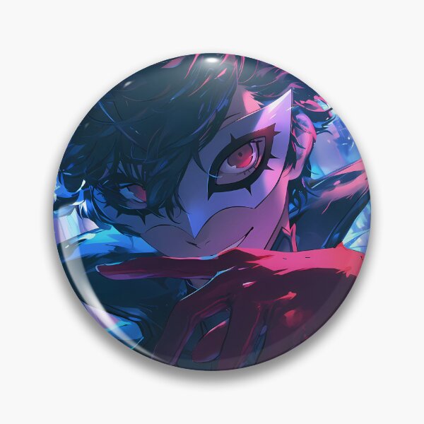 Item preview, Ren Amamiya Persona 5 Game Anime Phantom Thief Mask Neon City Night designed and sold by CarlosBender.