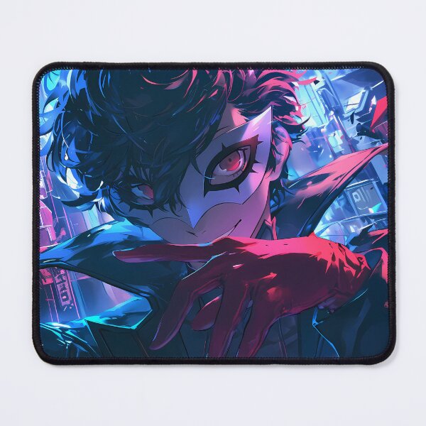 Item preview, Ren Amamiya Persona 5 Game Anime Phantom Thief Mask Neon City Night designed and sold by CarlosBender.