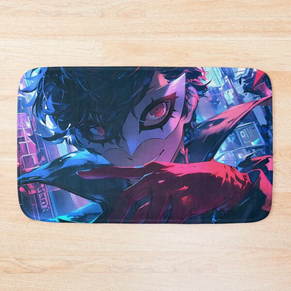 Item preview, Ren Amamiya Persona 5 Game Anime Phantom Thief Mask Neon City Night designed and sold by CarlosBender.