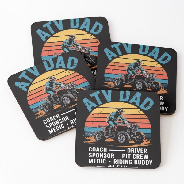 Item preview, Quad Bike Riding ATV DAD Offroad Racer Four Wheeler Mudding designed and sold by sonlylya.
