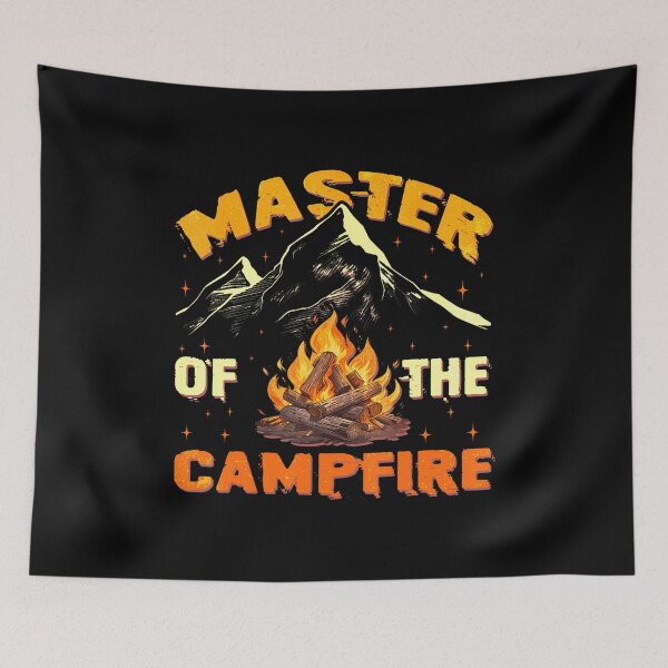 Item preview, Master Of The Campfire Camping Funny Outdoor designed and sold by caiknelinex.
