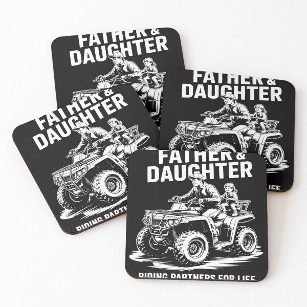 Item preview, Quad Bike - Father and Daughter Riding Partners ATV Girl designed and sold by sonlylya.