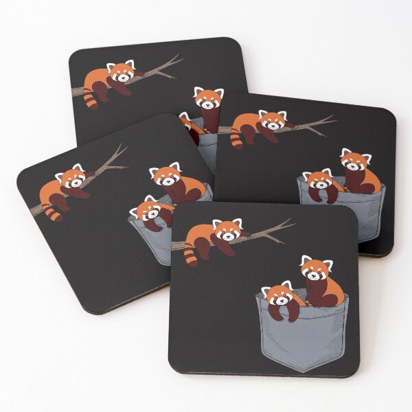 Item preview, Pocket Series Cute Red Panda Bear Playing designed and sold by sonlylya.