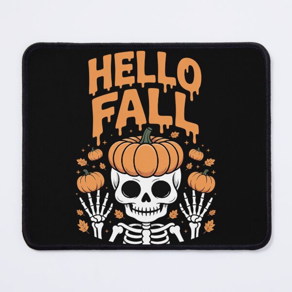Item preview, Womens Hello Fall Skeleton Autumn Season Pumpkin Halloween designed and sold by ProudForFunny.
