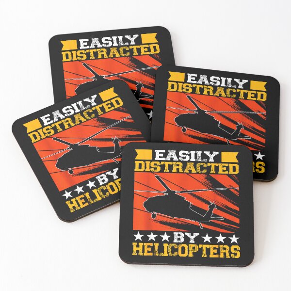 Item preview, Helicopter Easily Distracted By Helicopters designed and sold by MerchDeviant.