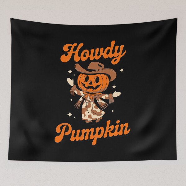 Item preview, Womens Howdy Pumpkin Western Cowgirl Halloween Spooky Vibes designed and sold by ProudForFunny.