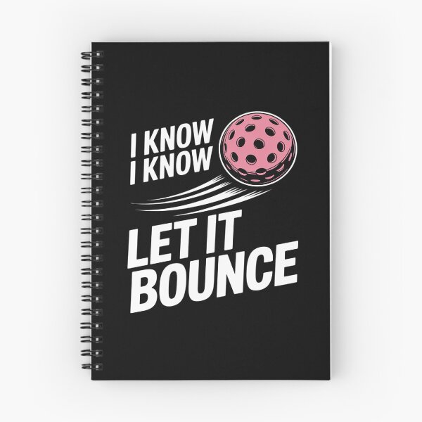 Item preview, Womens I Know Let It Bounce, Pickleball Novice Player - Pink designed and sold by ProudForFunny.