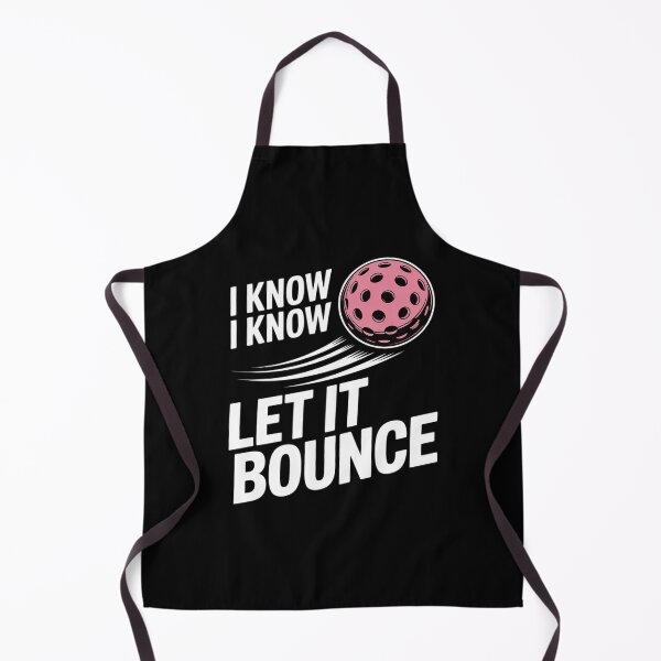 Item preview, Womens I Know Let It Bounce, Pickleball Novice Player - Pink designed and sold by ProudForFunny.
