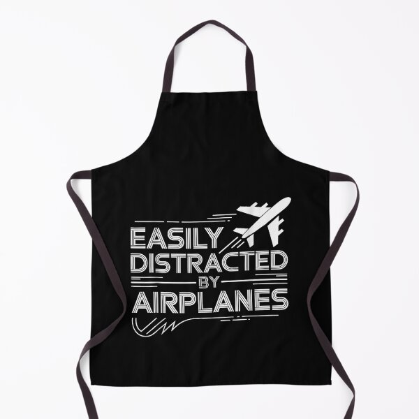 Item preview, Easily Distracted by Airplanes Aircraft Pilot Aviation designed and sold by MerchDeviant.