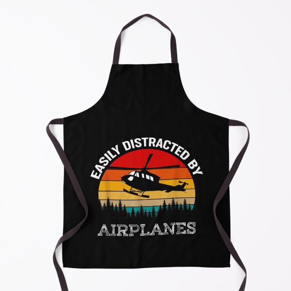 Item preview, Easily Distracted By Airplanes Helicopter designed and sold by MerchDeviant.