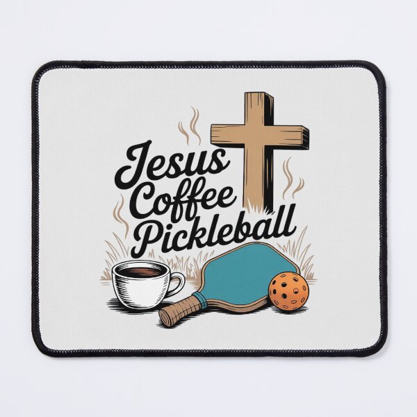Item preview, Womens Jesus Coffee Pickleball for Christian Men Women V-Neck designed and sold by ProudForFunny.