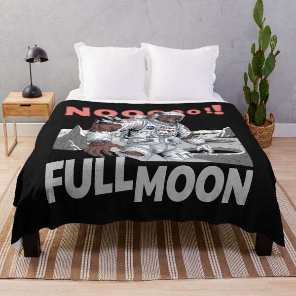Item preview, Astronaut Werewolf Transformation NASA Full Moon Space Horror designed and sold by KiwiRider.