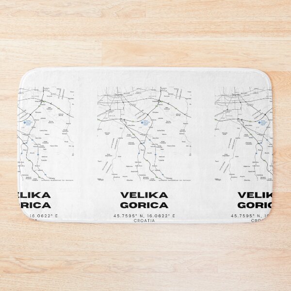 Item preview, Velika Gorica Croatia Map Print | Minimal City Line Art | Modern Decor designed and sold by RM-Journey.