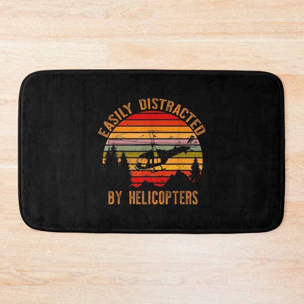 Item preview, EASILY DISTRACTED BY HELICOPTERS Sunset Helicopter Meme designed and sold by MerchDeviant.