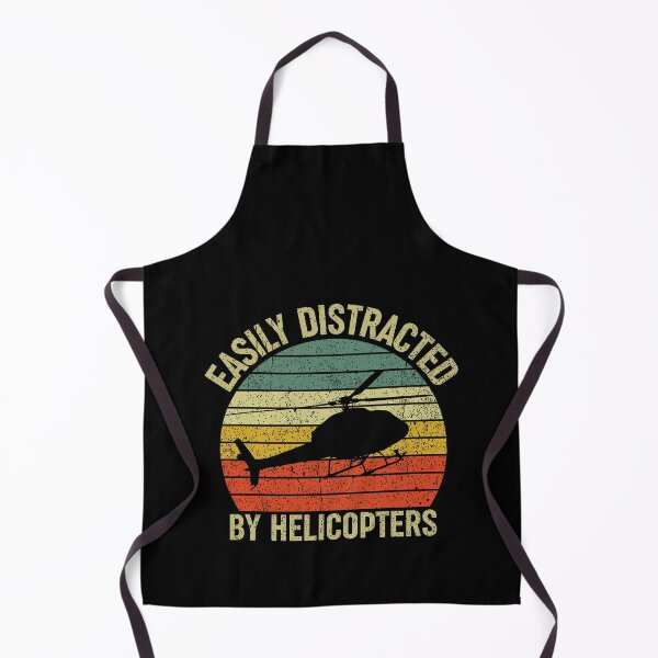 Item preview, Easily Distracted by Helicopter designed and sold by MerchDeviant.