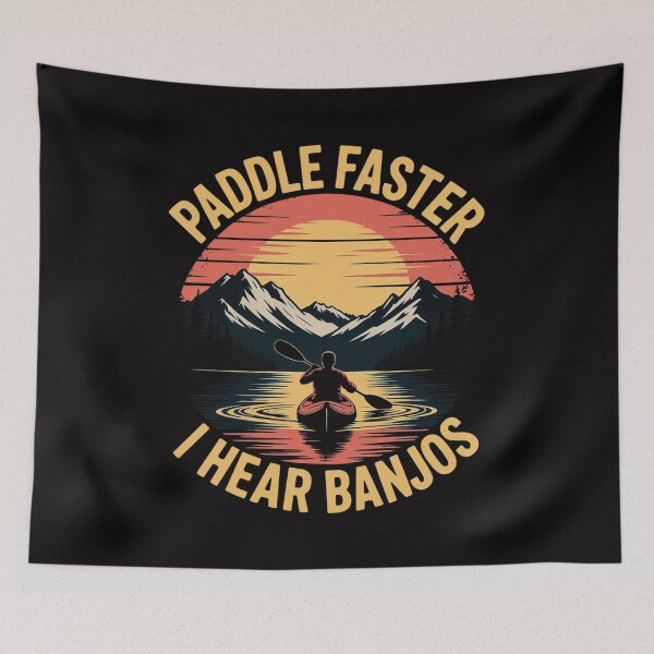 Item preview, Paddle Faster I Hear Banjo Music  Canoeing designed and sold by sonlylya.