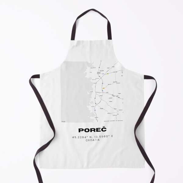 Item preview, Poreč Croatia Map Art | Minimal City Line Map | Coastal Travel Print designed and sold by RM-Journey.