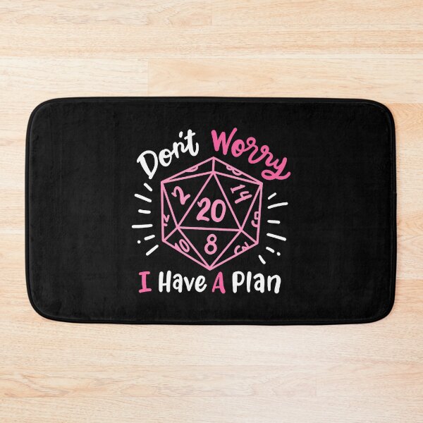Item preview, Funny Rpg Gamer Don't Worry I Have Plan D20 Dice Nerdy Men designed and sold by bambiai.