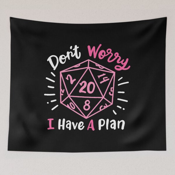 Item preview, Funny Rpg Gamer Don't Worry I Have Plan D20 Dice Nerdy Men designed and sold by bambiai.