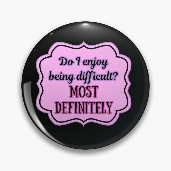 Item preview, Difficult Demon Alastor - Do I enjoy being dfficult? Yami Kawaii designed and sold by EvergreenRevolt.