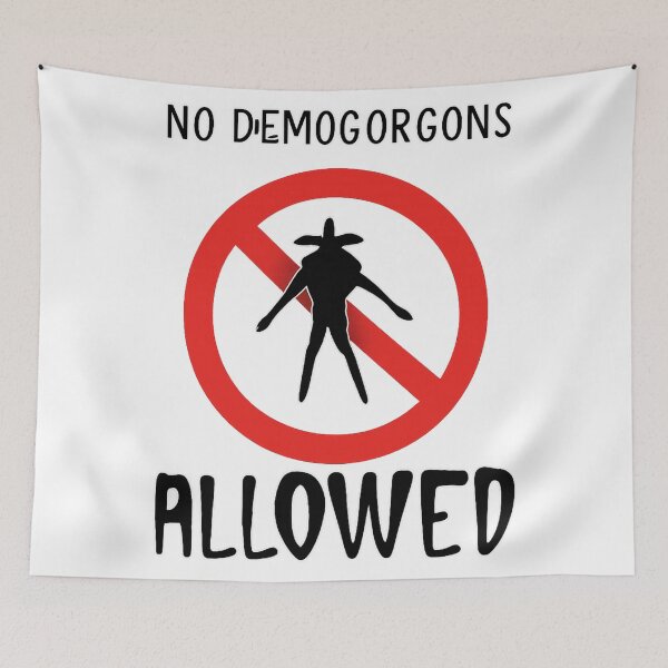 Item preview, No demogorgons allowed designed and sold by YChangShop.