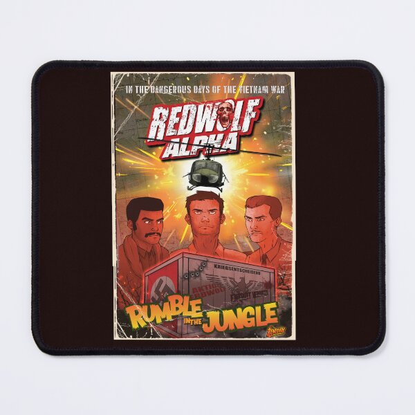 Item preview, RUMBLE IN THE JUNGLE COMIC COVER designed and sold by Redwolf77.