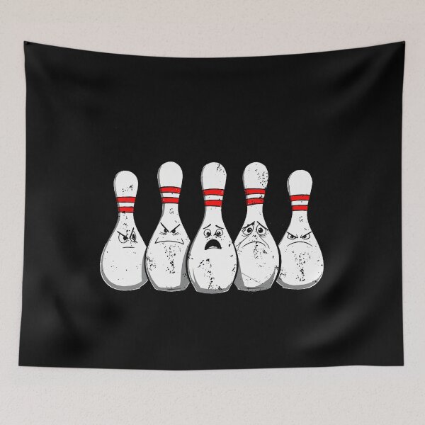 Item preview, Scared Bowling Pins For Bowler Bowling Joke Strike Spare designed and sold by oglesum.
