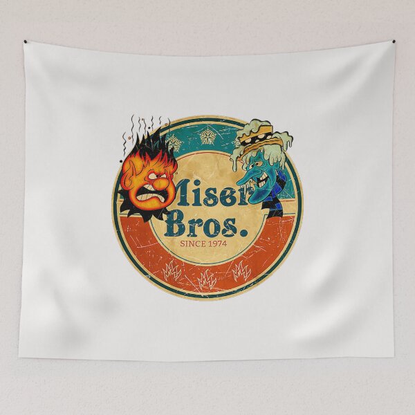 Item preview, Vintage Heat Miser and Snow Miser Christmas Holiday Graphic designed and sold by StiedemanAmelie.