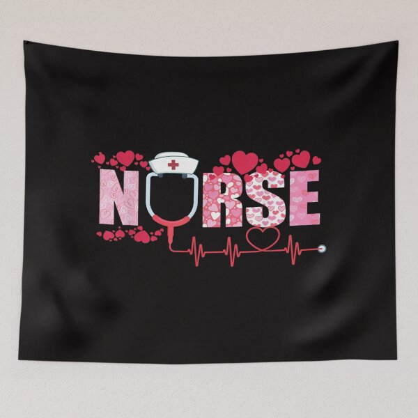 Item preview, Heart Stethoscope Cute Love Nursing Valentines Day designed and sold by Namerreh59Art.