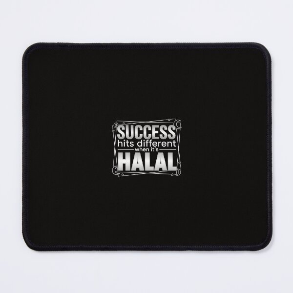 Item preview, Success Hits Different When It’s Halal | Modern Muslim Quote designed and sold by Alnazie.
