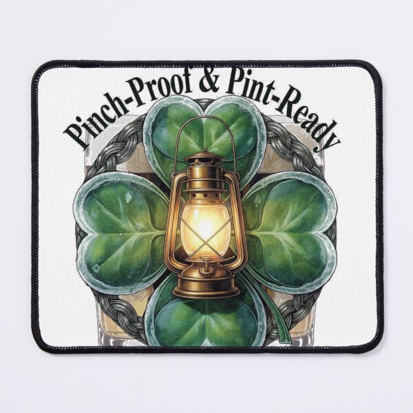 Item preview, Pinch-Proof Lantern Clover T-Shirt | “Pinch-Proof & Pint-Ready” Sarcastic Irish Emblem Tee | St. Patrick's Day Ornate Graphic designed and sold by YMLux.