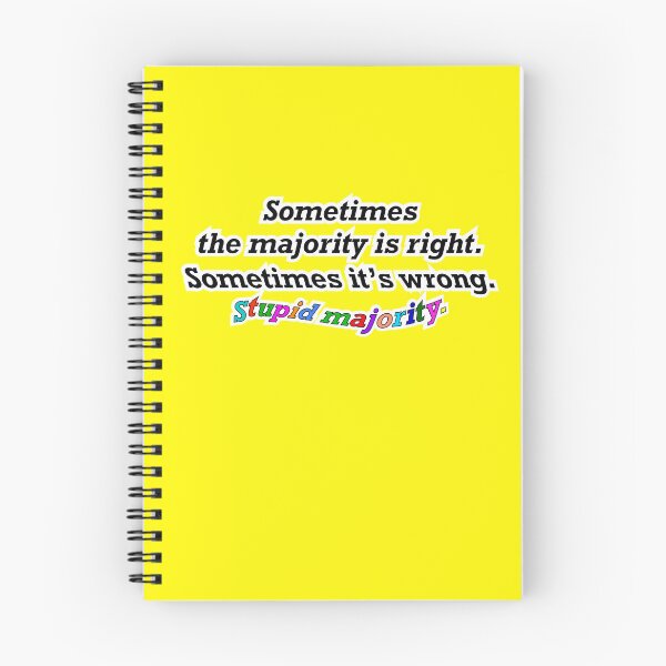 Item preview, Sometimes the majority is right sometimes not, yellow background designed and sold by mntimg.
