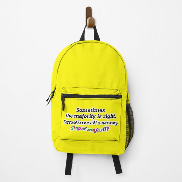 Item preview, Sometimes the majority is right sometimes not, yellow background designed and sold by mntimg.